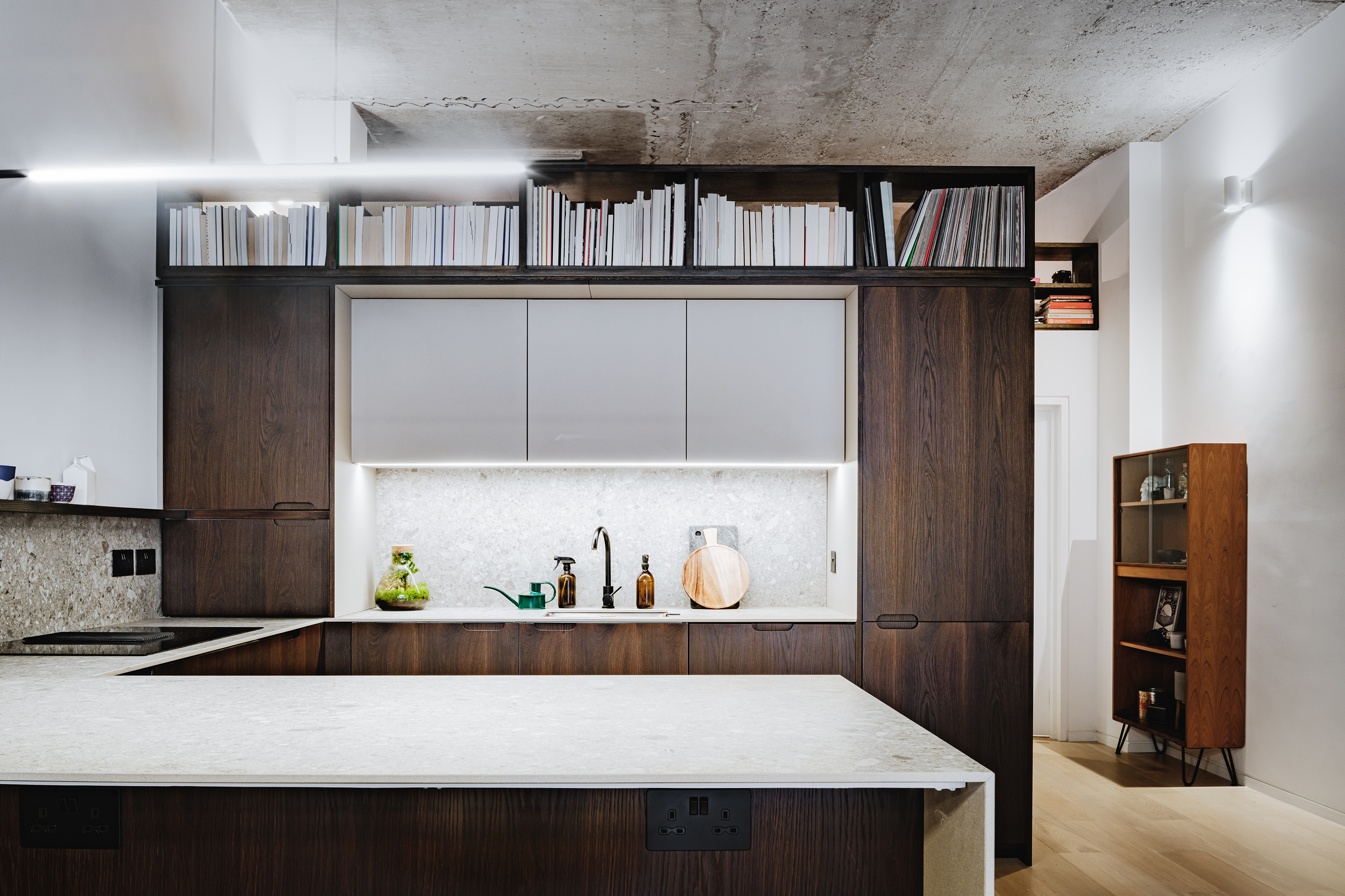 wooden kitchen and worktop
