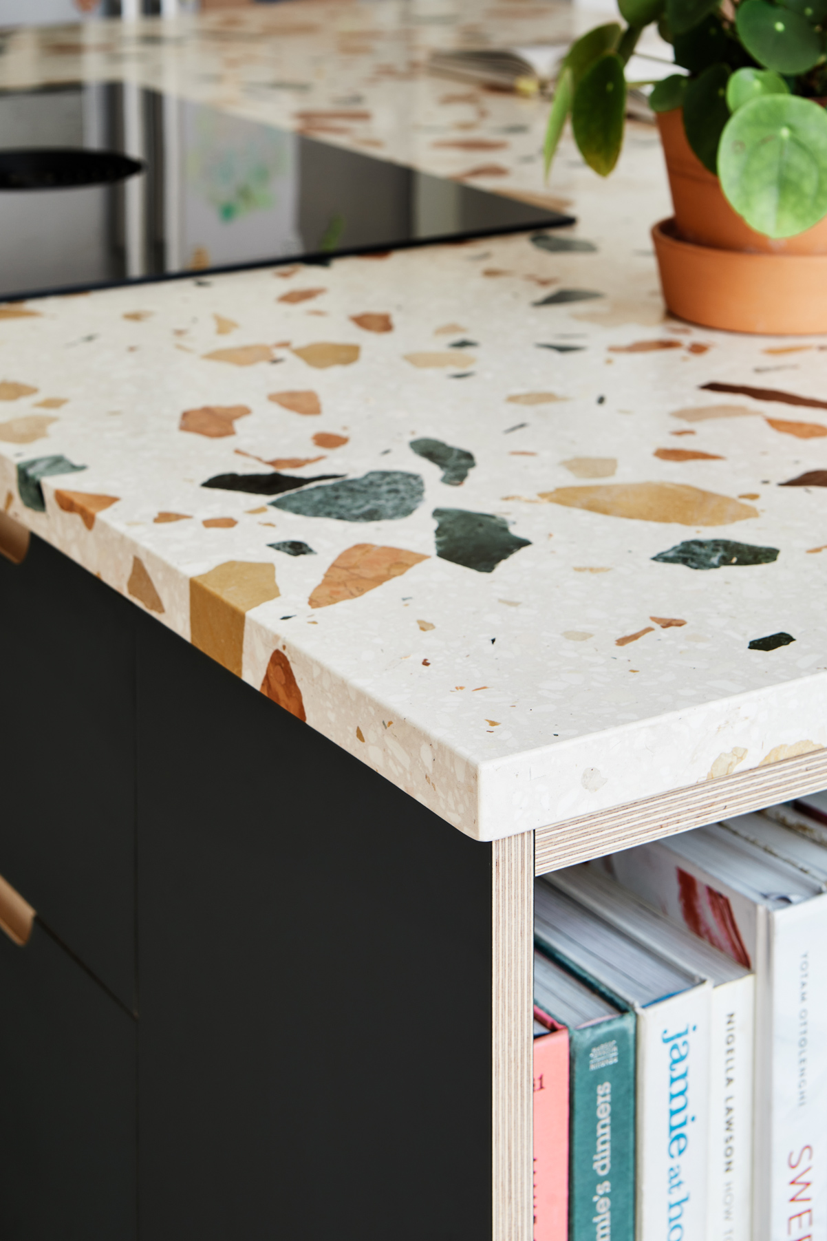 mixed stone counter top