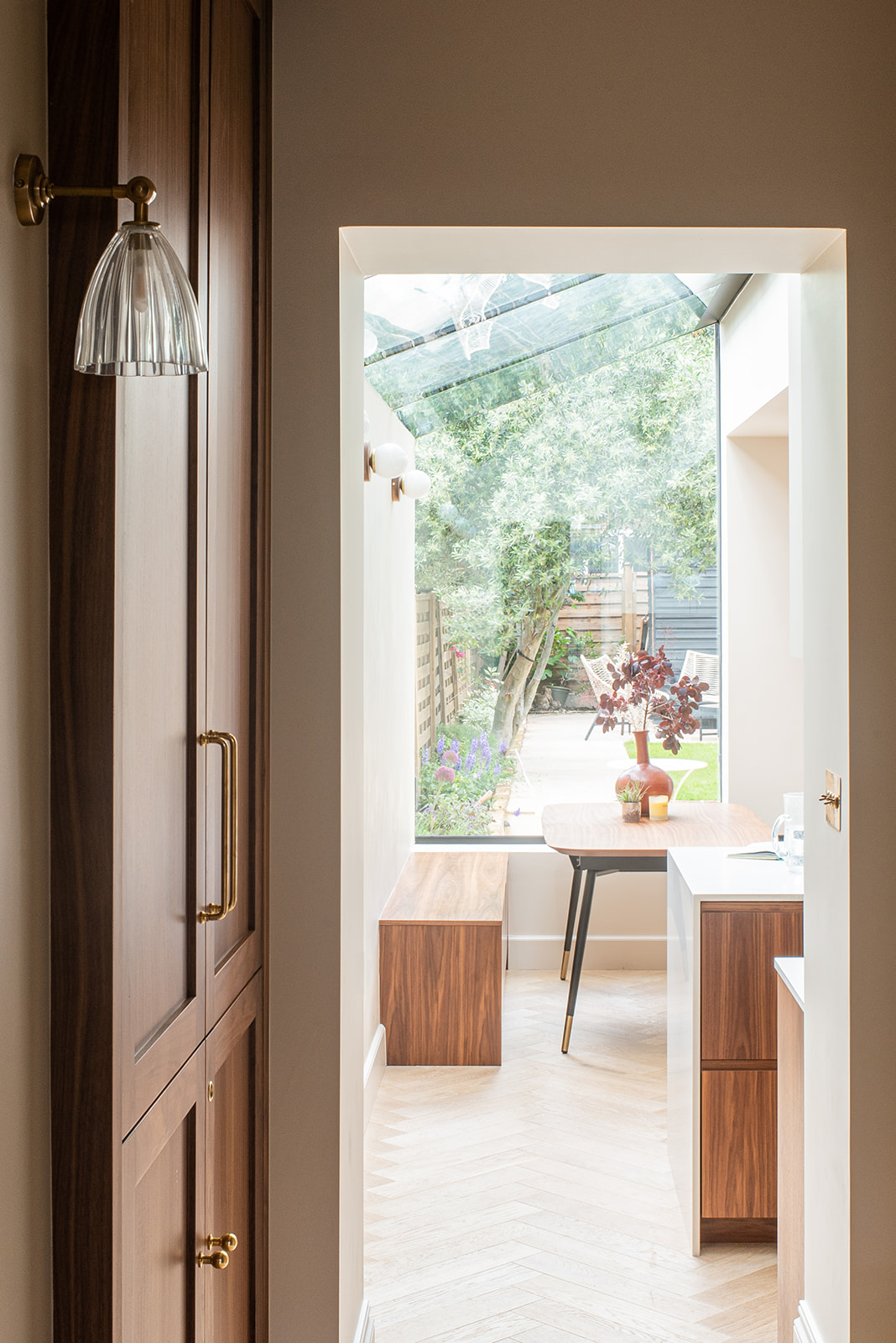 View into Kitchen table