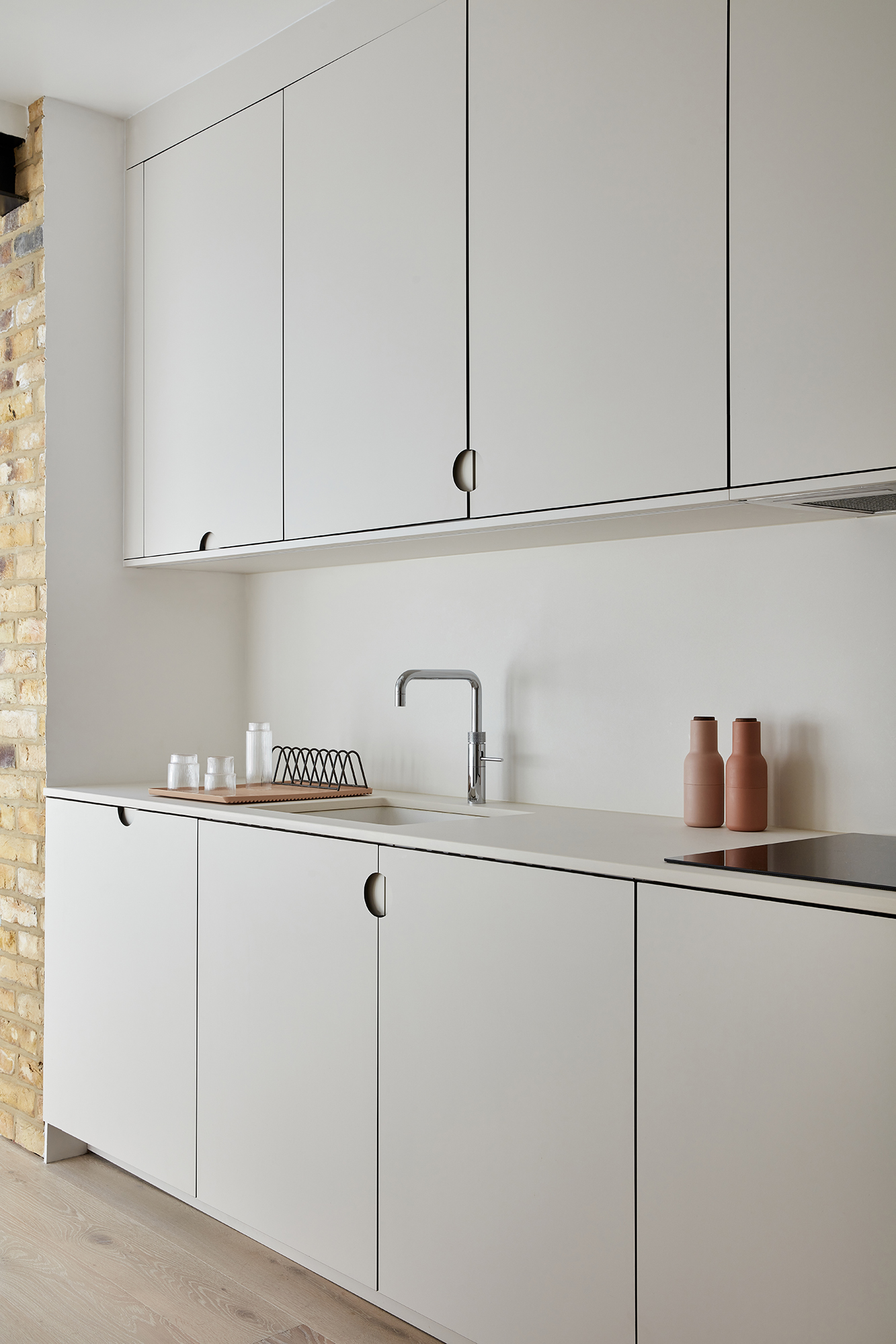 sink unit white kitchen counter and cupboards